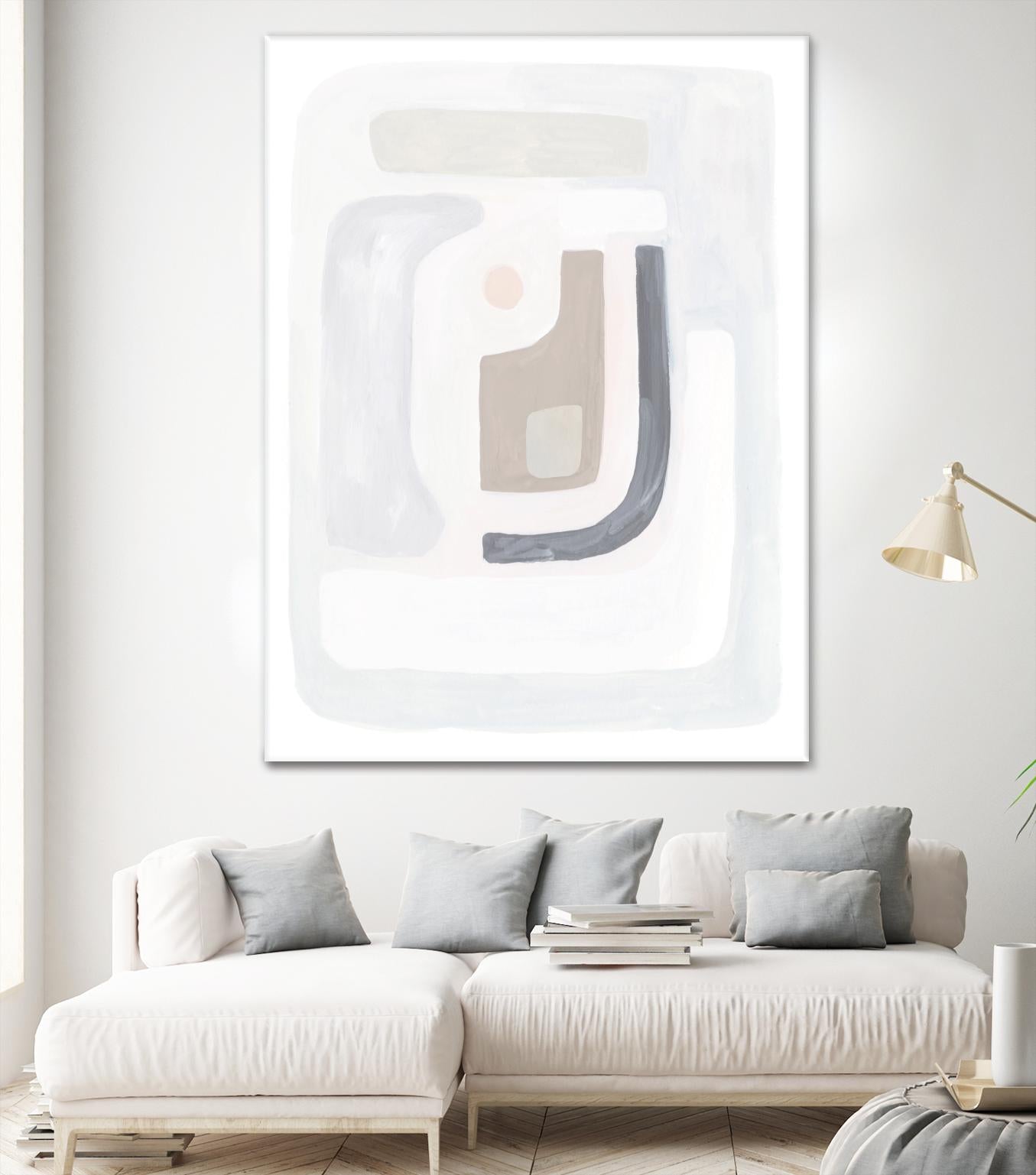 Opal Daydream II by Victoria Borges on GIANT ART - neutral abstract