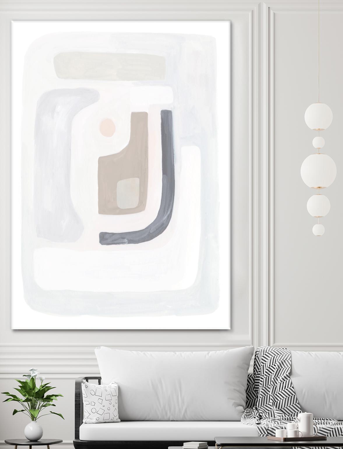 Opal Daydream II by Victoria Borges on GIANT ART - neutral abstract