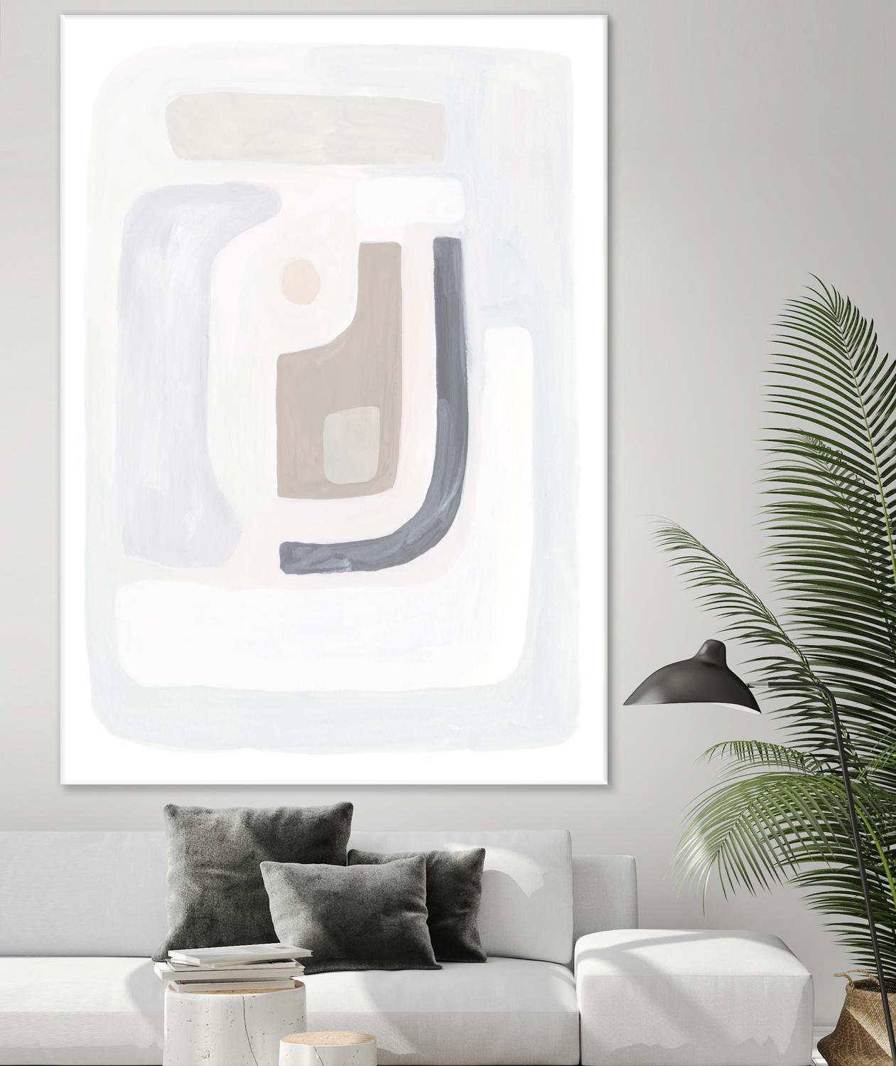 Opal Daydream II by Victoria Borges on GIANT ART - neutral abstract