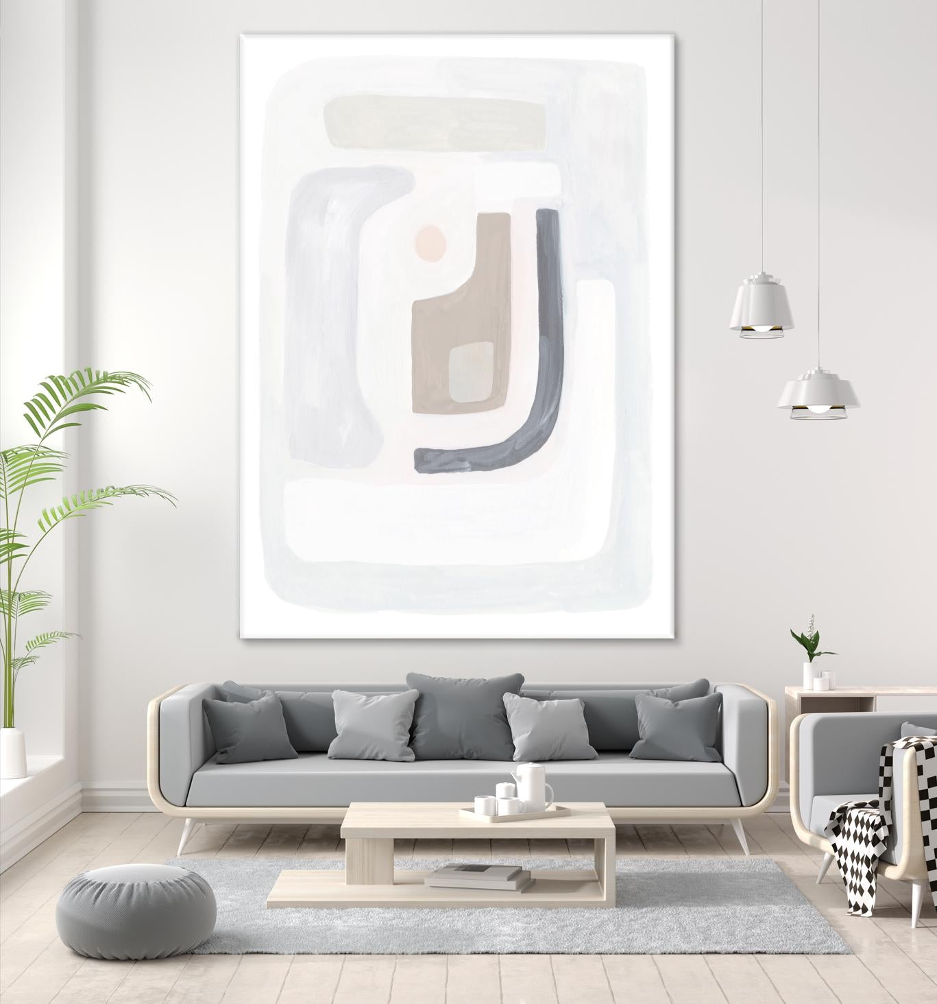 Opal Daydream II by Victoria Borges on GIANT ART - neutral abstract