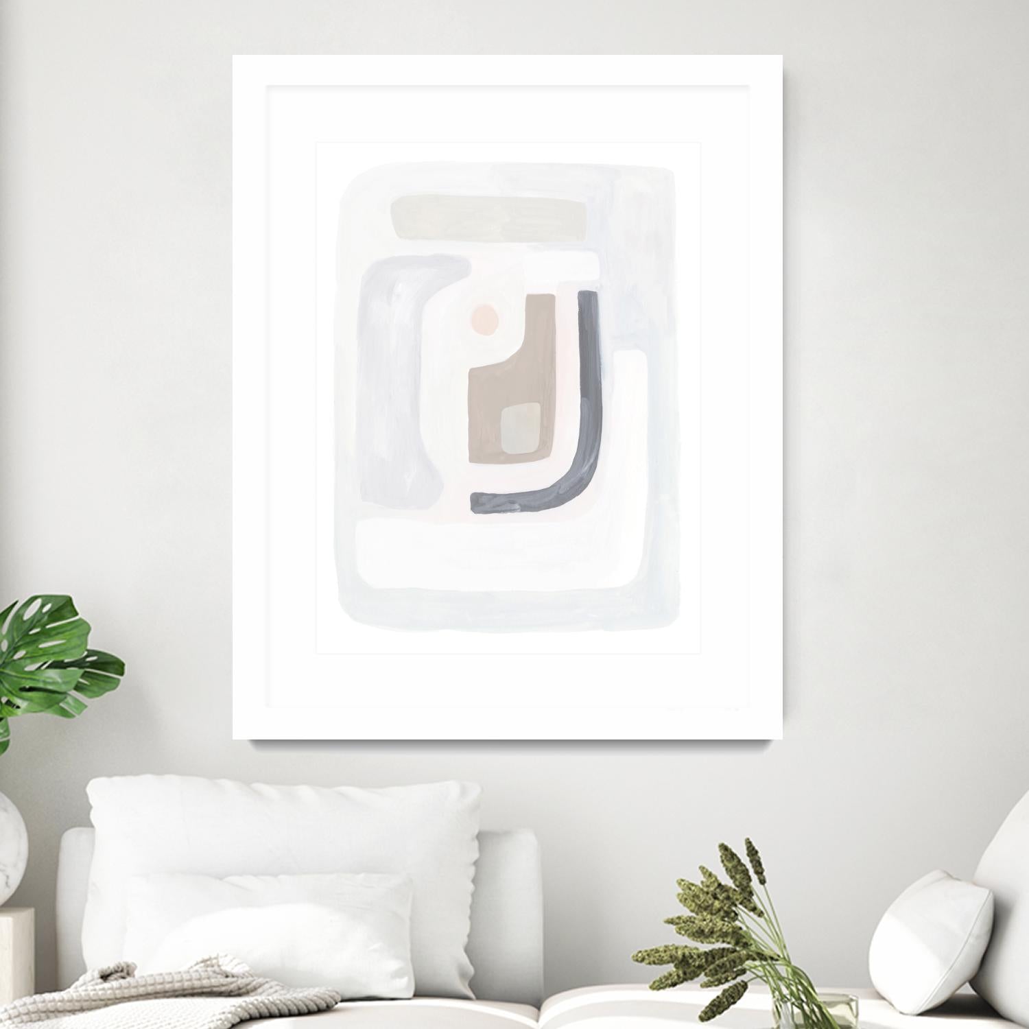 Opal Daydream II by Victoria Borges on GIANT ART - neutral abstract