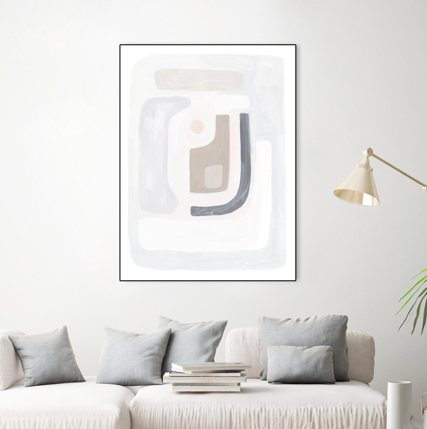 Opal Daydream II by Victoria Borges on GIANT ART - neutral abstract