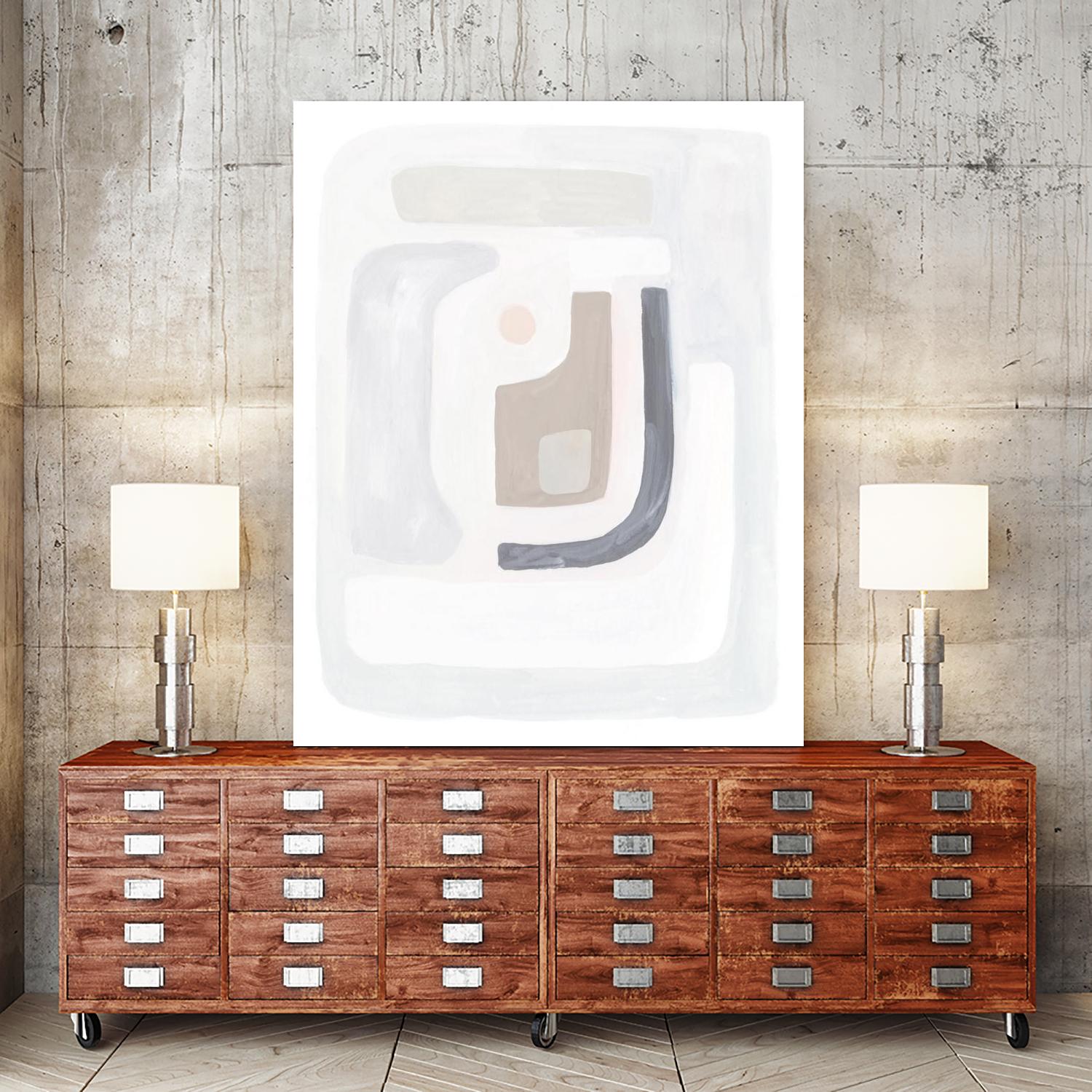 Opal Daydream II by Victoria Borges on GIANT ART - neutral abstract