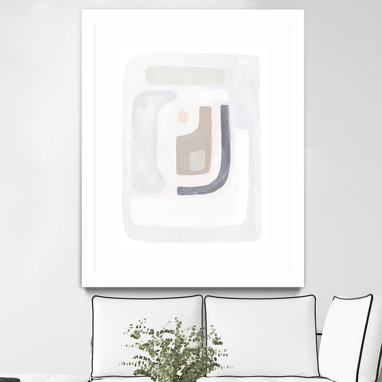 Opal Daydream II by Victoria Borges on GIANT ART - neutral abstract