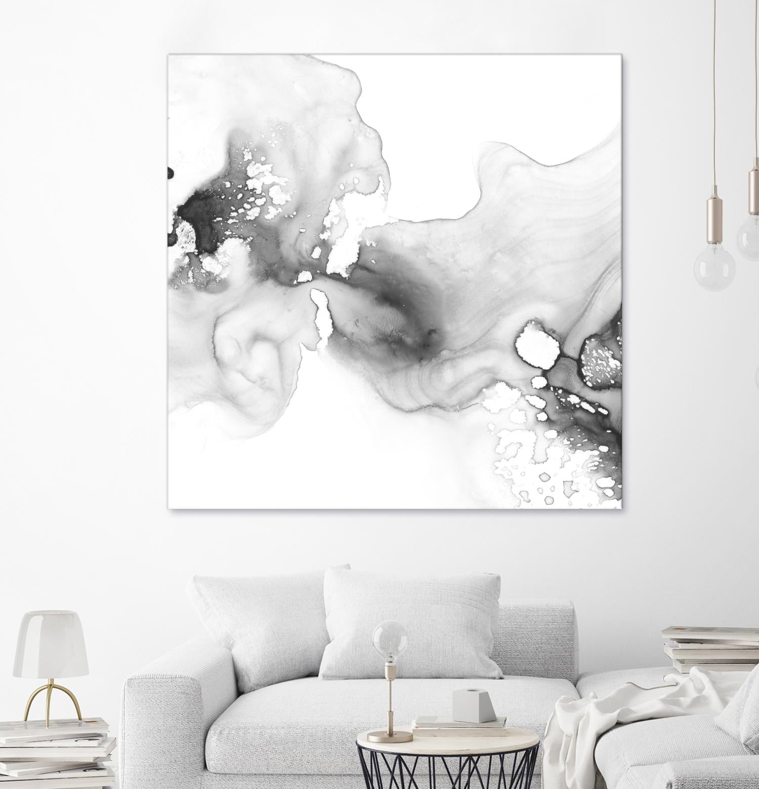 Smoke & Water I by Ethan Harper on GIANT ART - neutral abstract