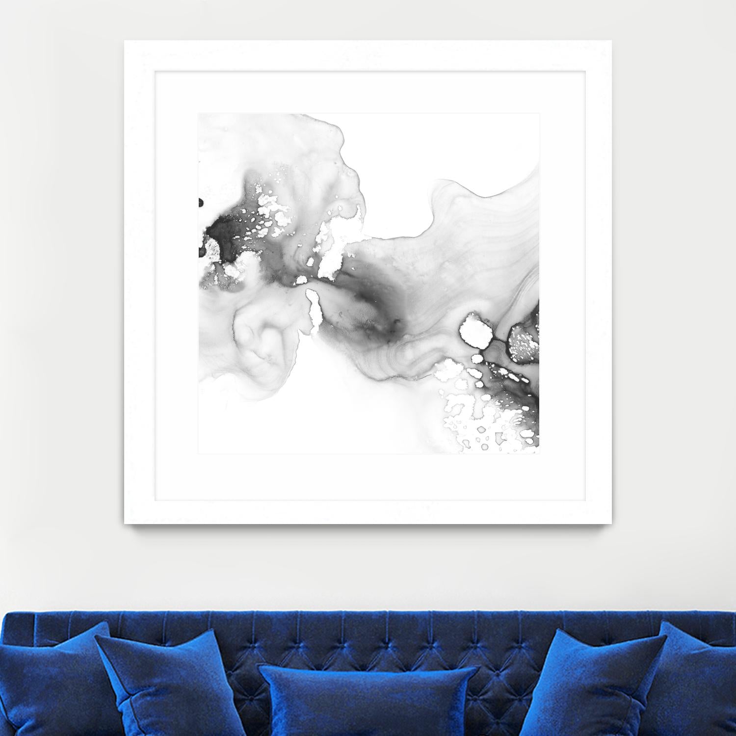 Smoke & Water I by Ethan Harper on GIANT ART - neutral abstract