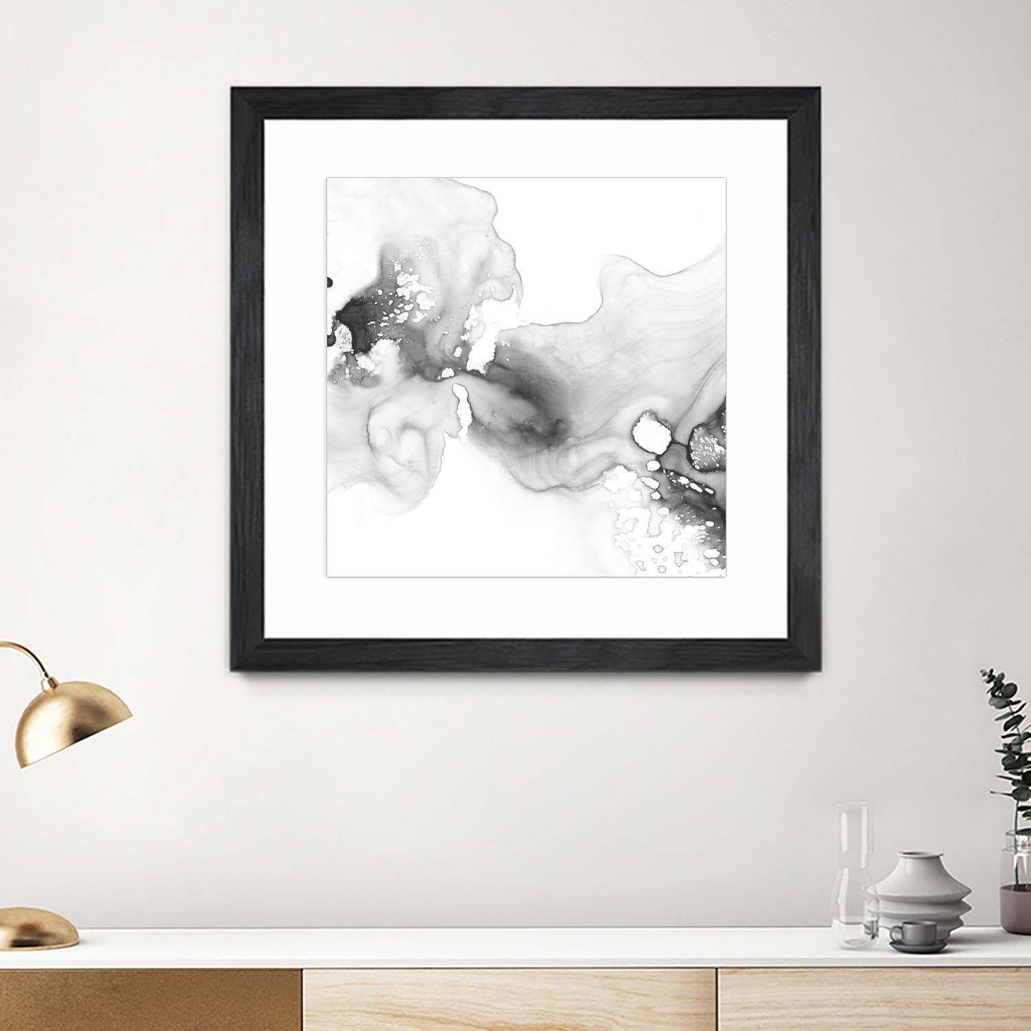 Smoke & Water I by Ethan Harper on GIANT ART - neutral abstract