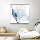 Indigo & Blush II by Ethan Harper on GIANT ART - pastels abstract
