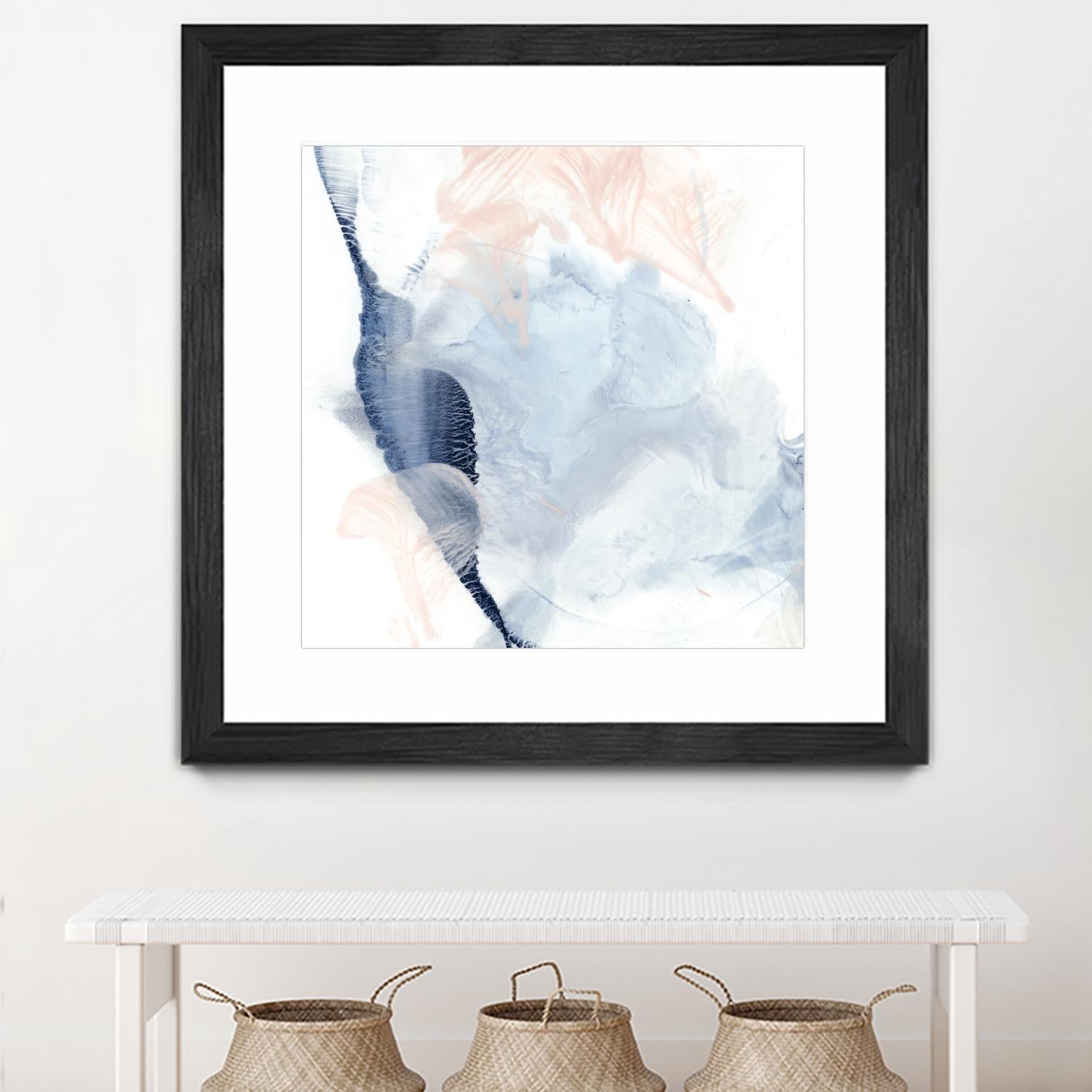 Indigo & Blush II by Ethan Harper on GIANT ART - pastels abstract