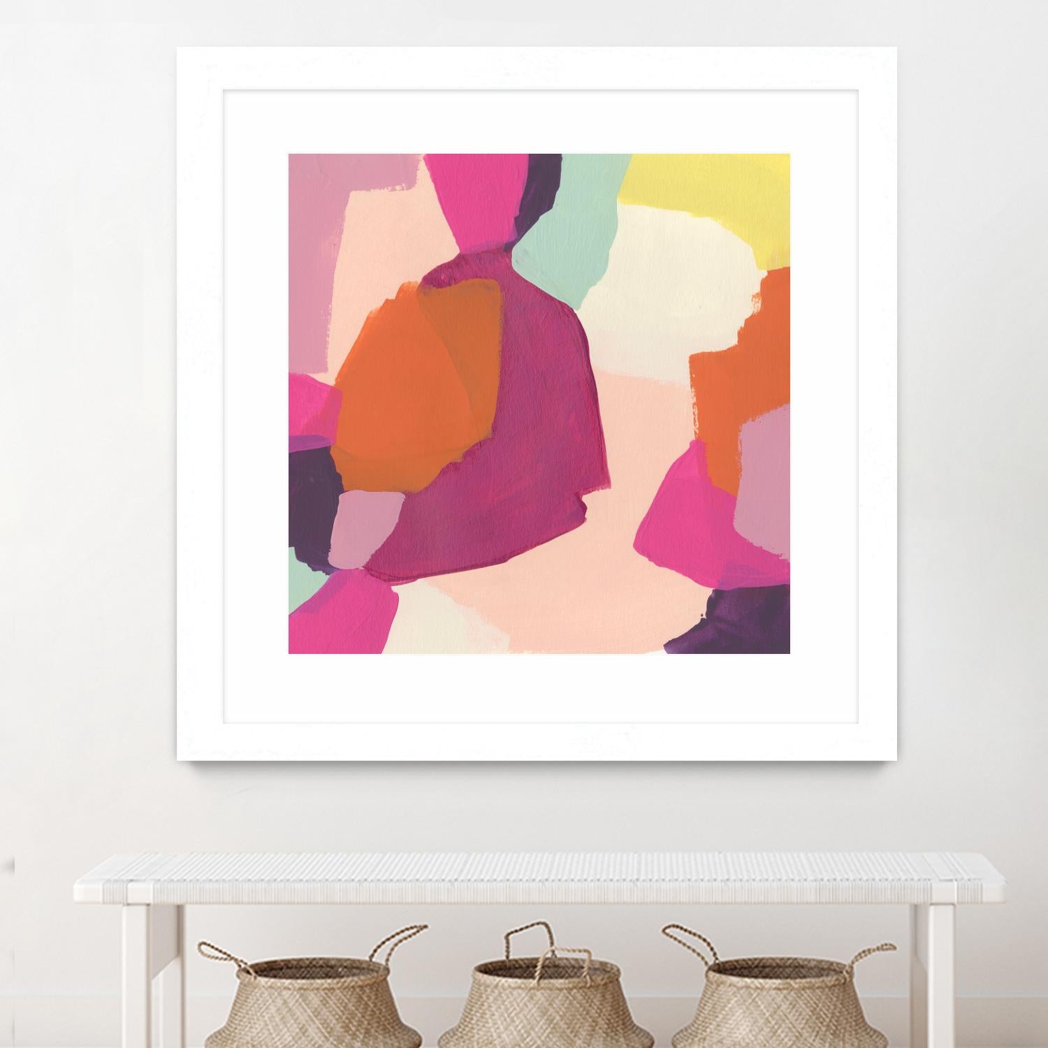 Pink Slip I by June Erica Vess on GIANT ART - brights abstract