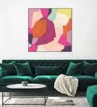 Pink Slip I by June Erica Vess on GIANT ART - brights abstract