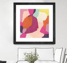 Pink Slip I by June Erica Vess on GIANT ART - brights abstract
