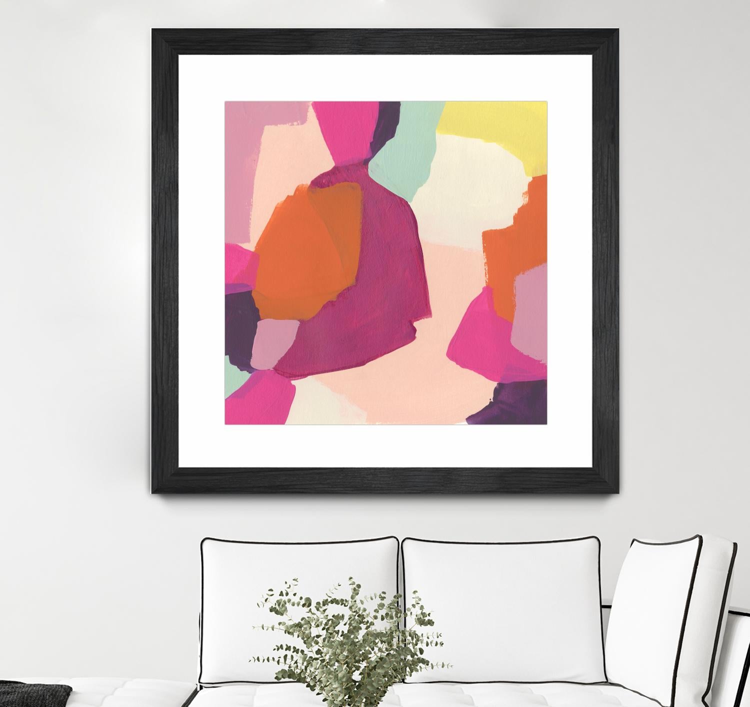 Pink Slip I by June Erica Vess on GIANT ART - brights abstract