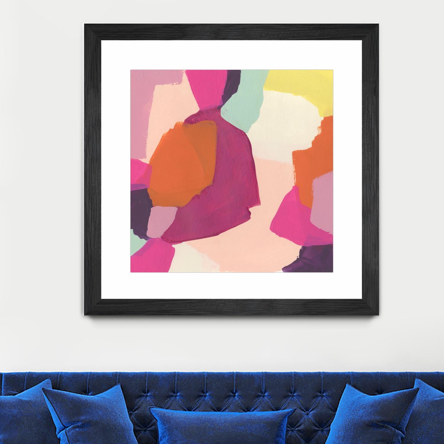Pink Slip I by June Erica Vess on GIANT ART - brights abstract