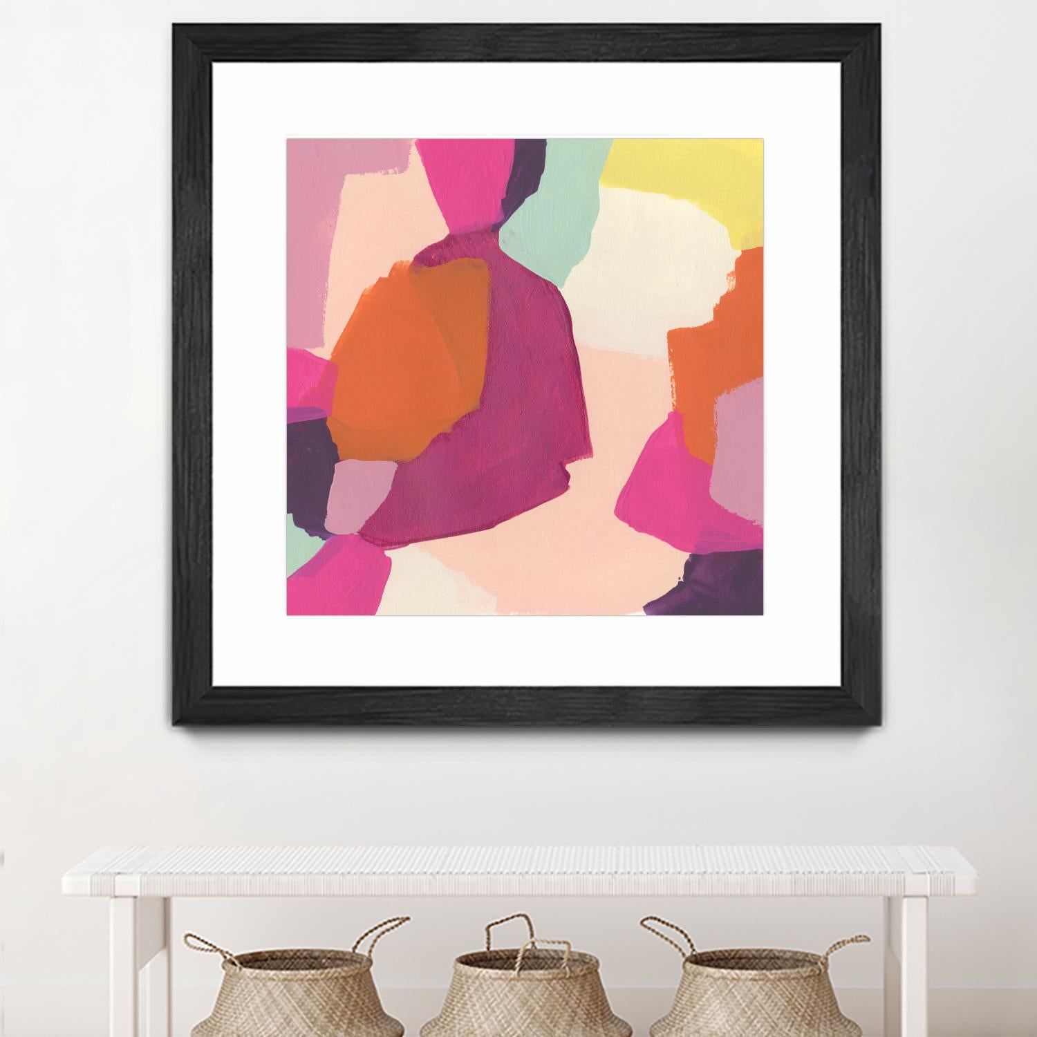 Pink Slip I by June Erica Vess on GIANT ART - brights abstract
