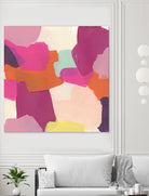 Pink Slip II by June Erica Vess on GIANT ART - brights abstract