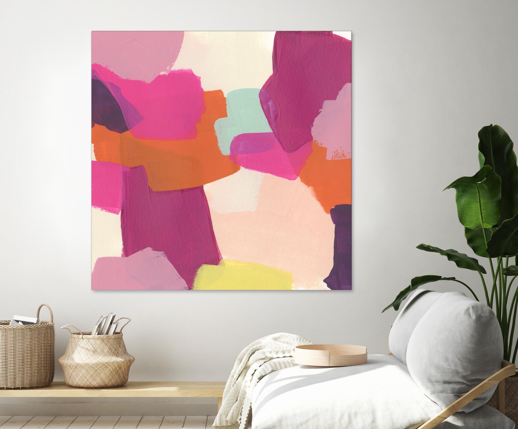 Pink Slip II by June Erica Vess on GIANT ART - brights abstract
