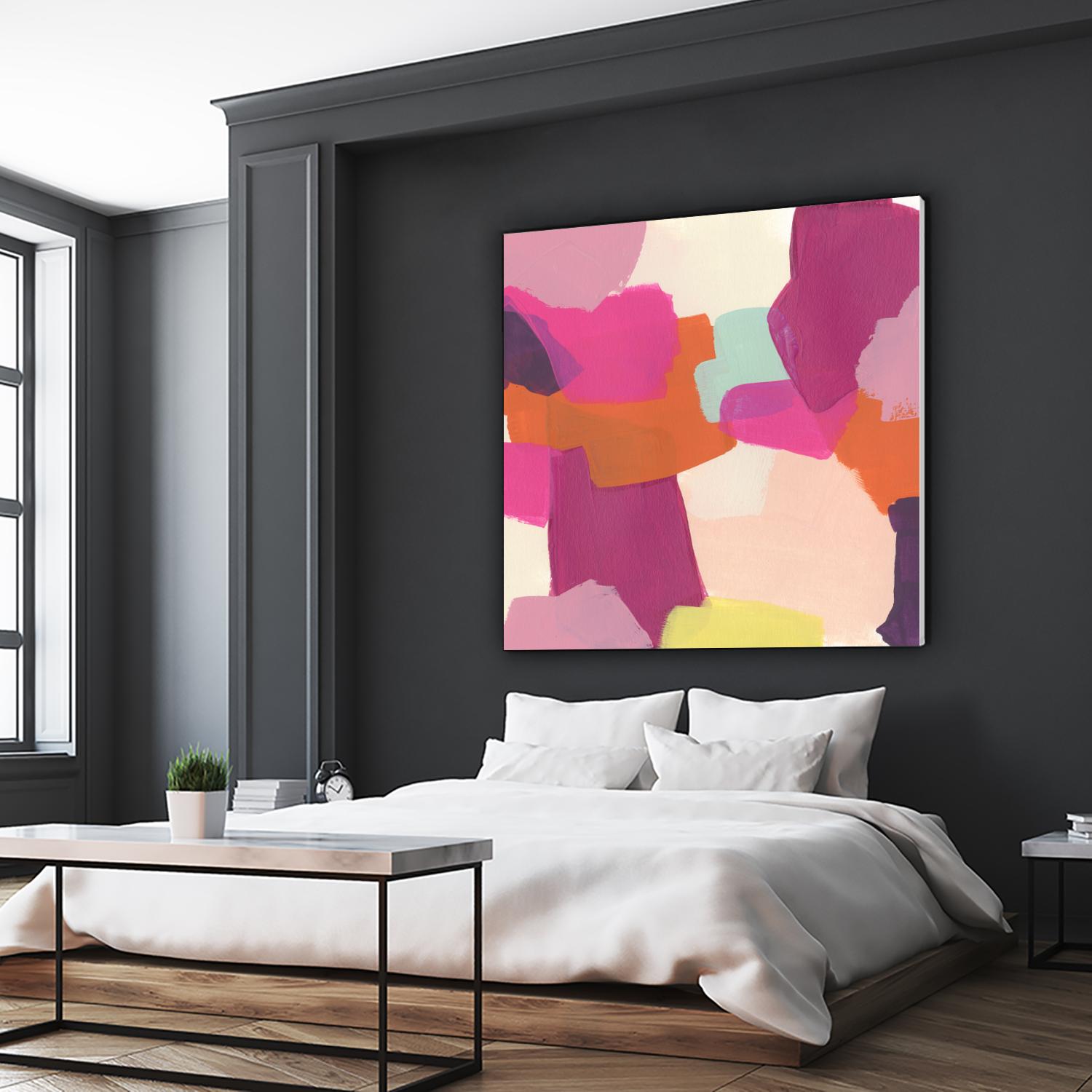 Pink Slip II by June Erica Vess on GIANT ART - brights abstract