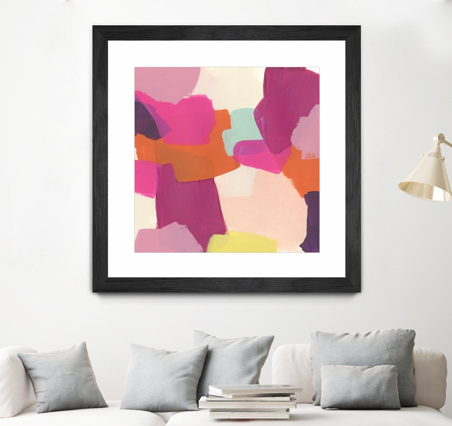 Pink Slip II by June Erica Vess on GIANT ART - brights abstract