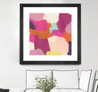 Pink Slip II by June Erica Vess on GIANT ART - brights abstract