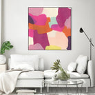 Pink Slip II by June Erica Vess on GIANT ART - brights abstract