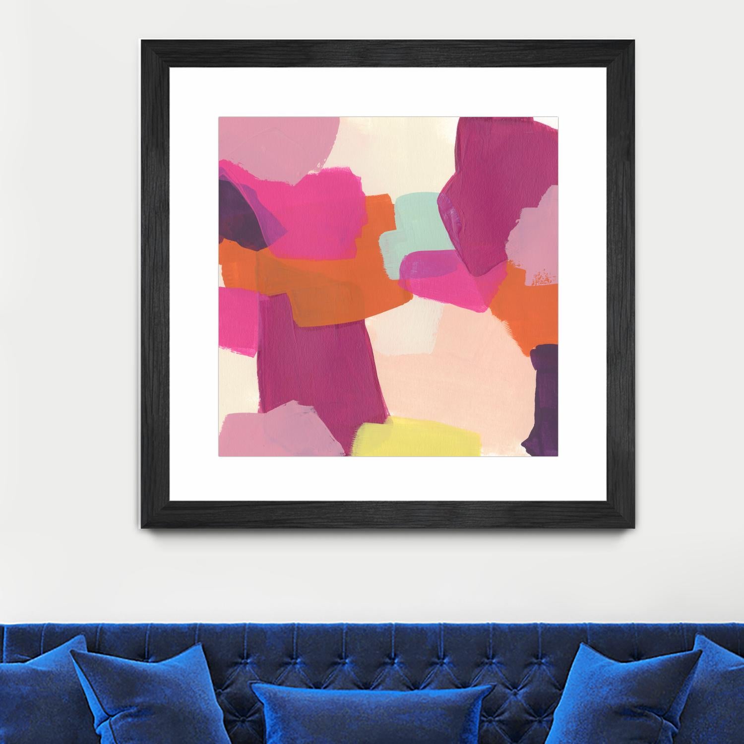 Pink Slip II by June Erica Vess on GIANT ART - brights abstract