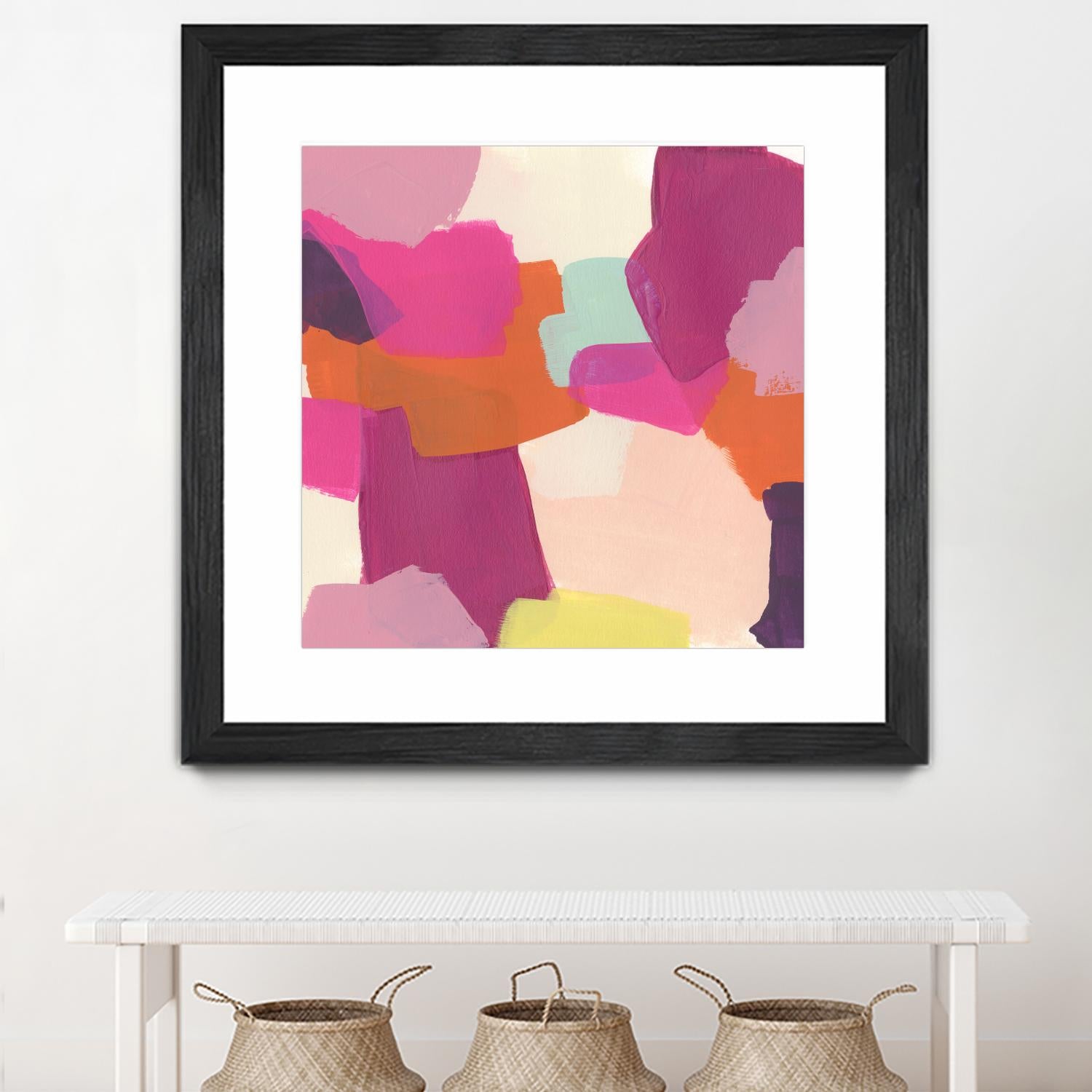 Pink Slip II by June Erica Vess on GIANT ART - brights abstract