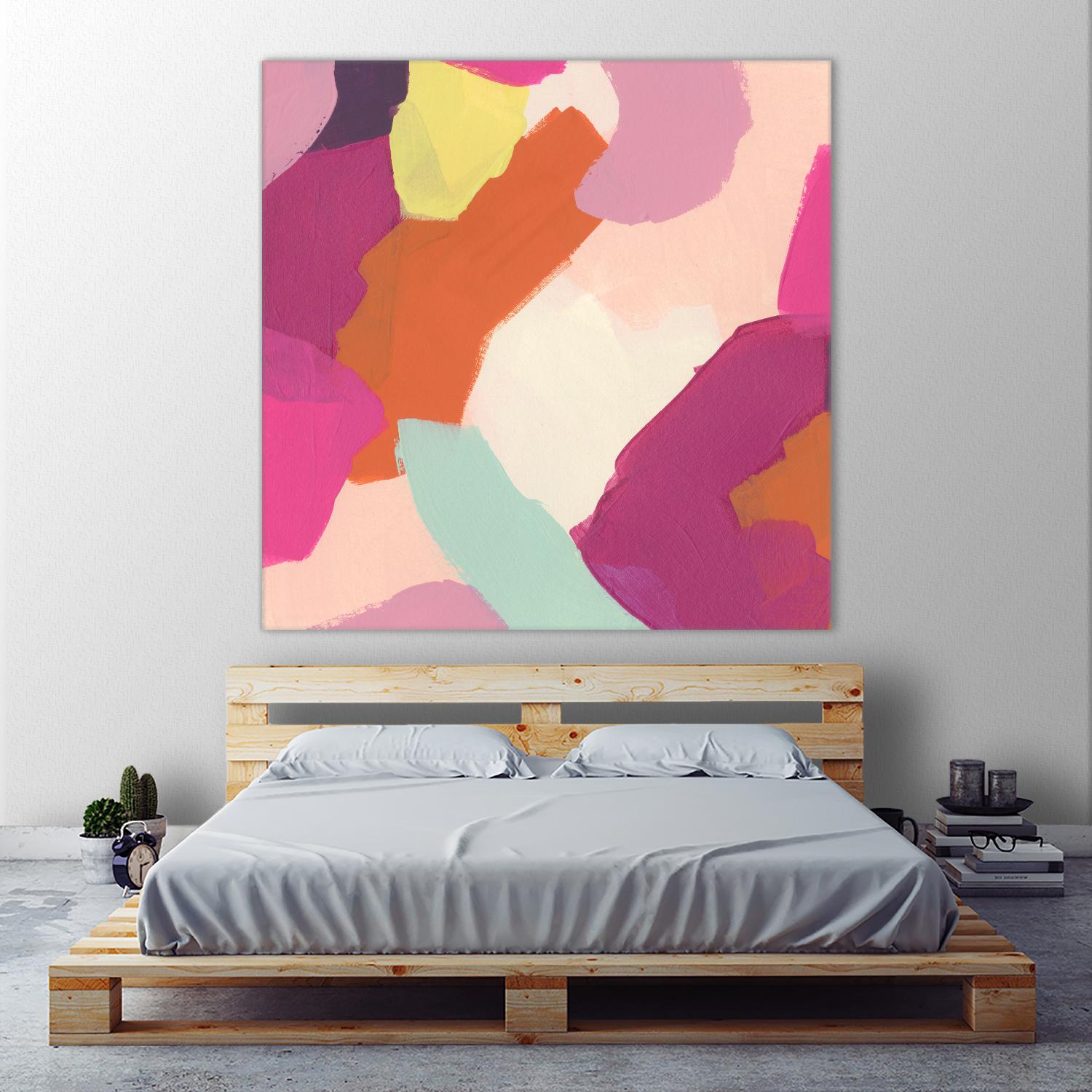 Pink Slip IV by June Erica Vess on GIANT ART - brights abstract