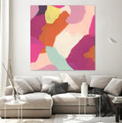 Pink Slip IV by June Erica Vess on GIANT ART - brights abstract