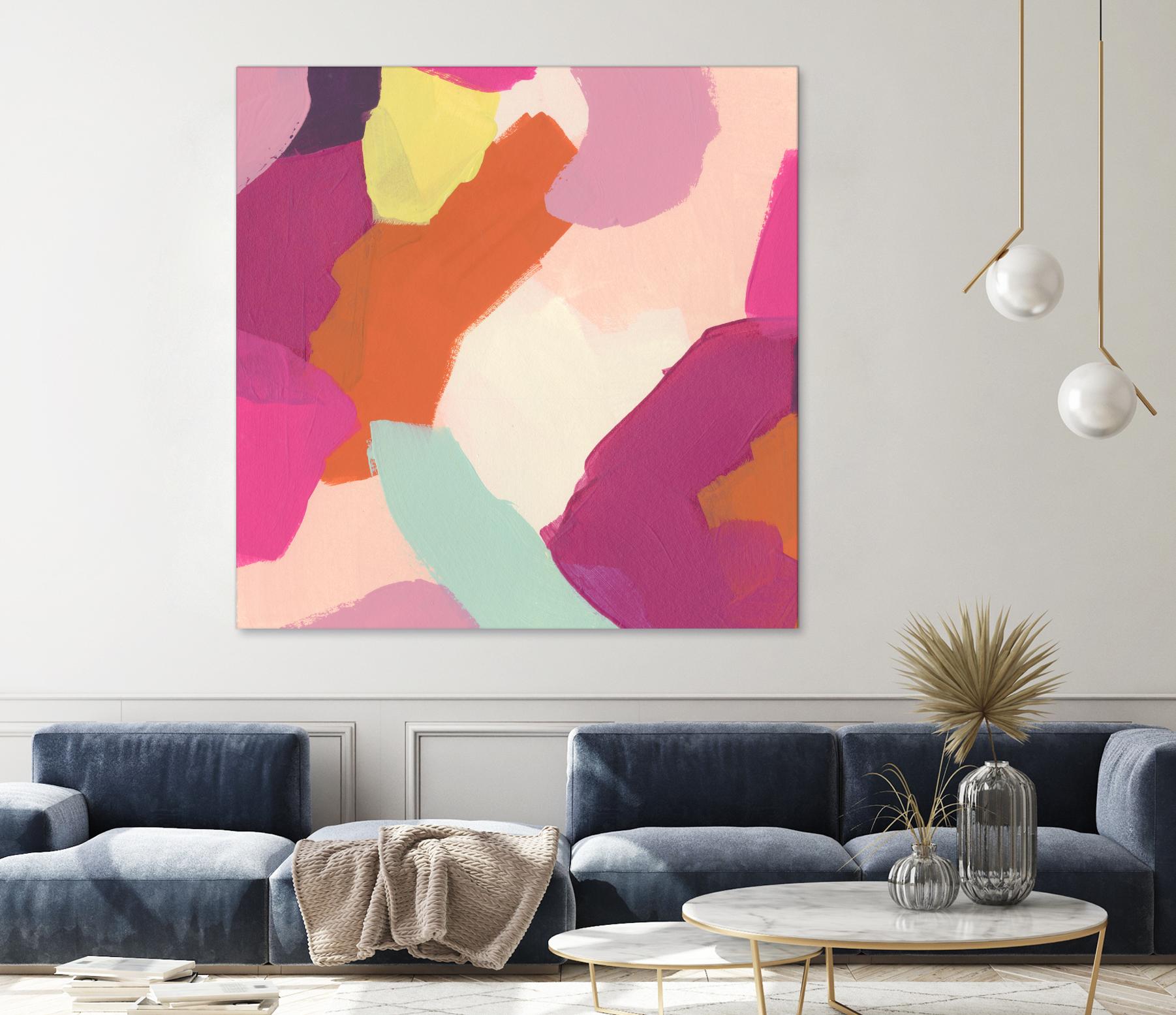 Pink Slip IV by June Erica Vess on GIANT ART - brights abstract