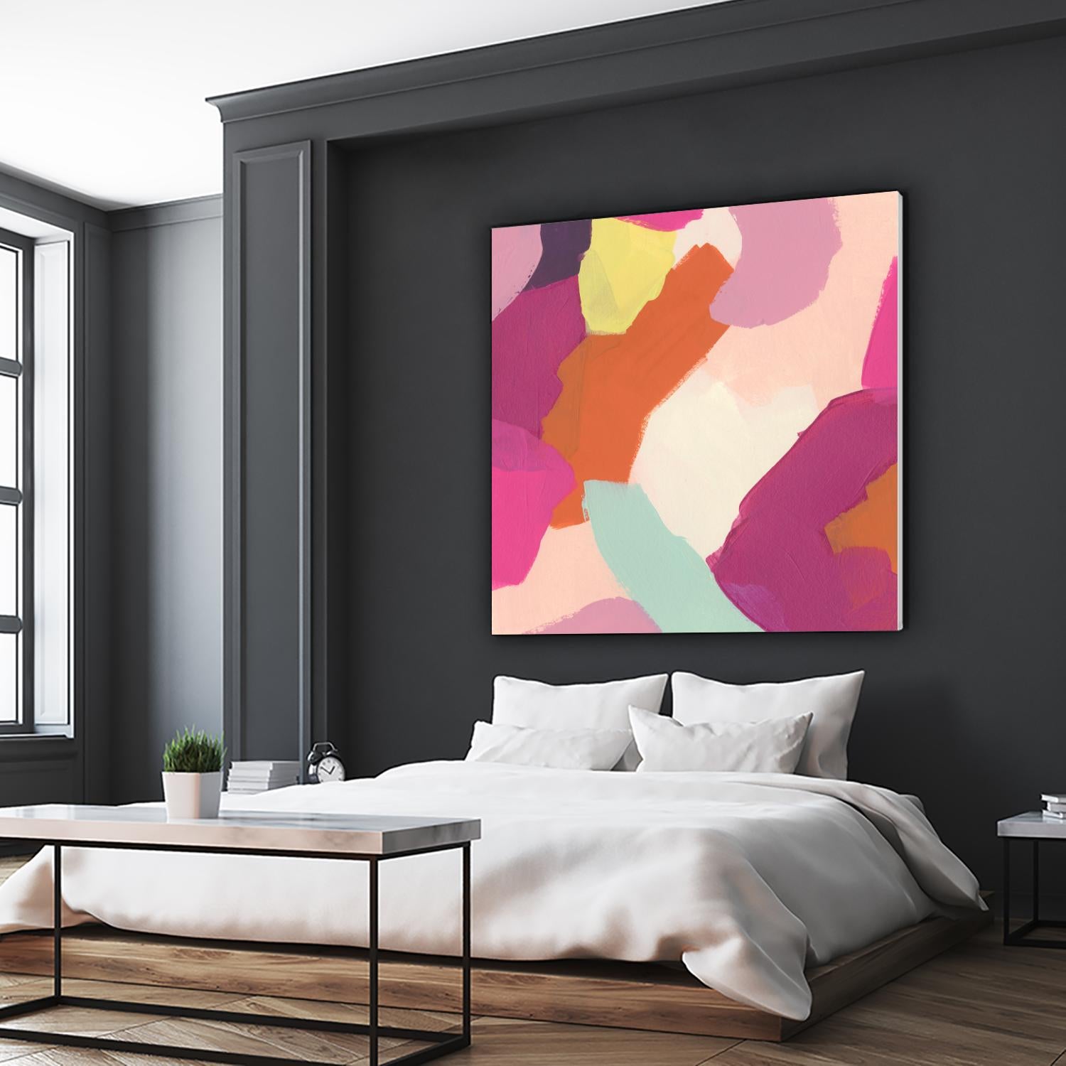 Pink Slip IV by June Erica Vess on GIANT ART - brights abstract