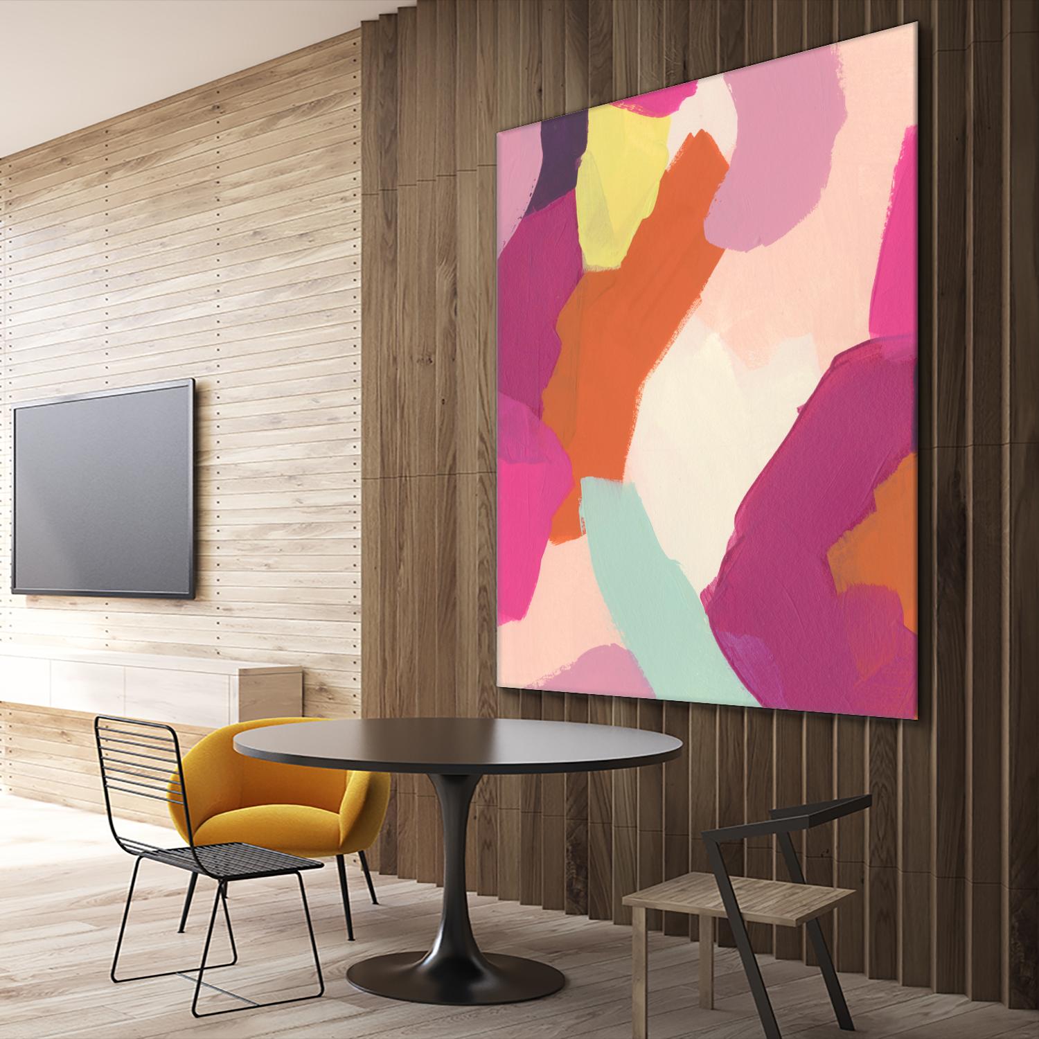 Pink Slip IV by June Erica Vess on GIANT ART - brights abstract