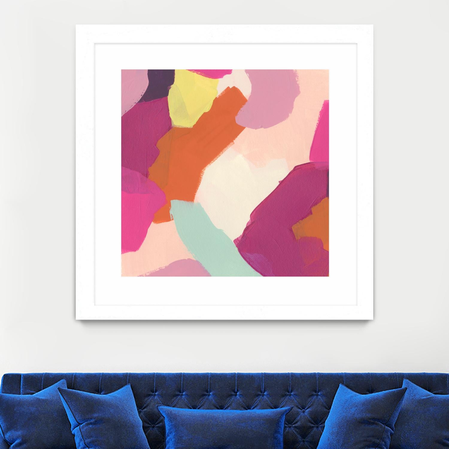 Pink Slip IV by June Erica Vess on GIANT ART - brights abstract