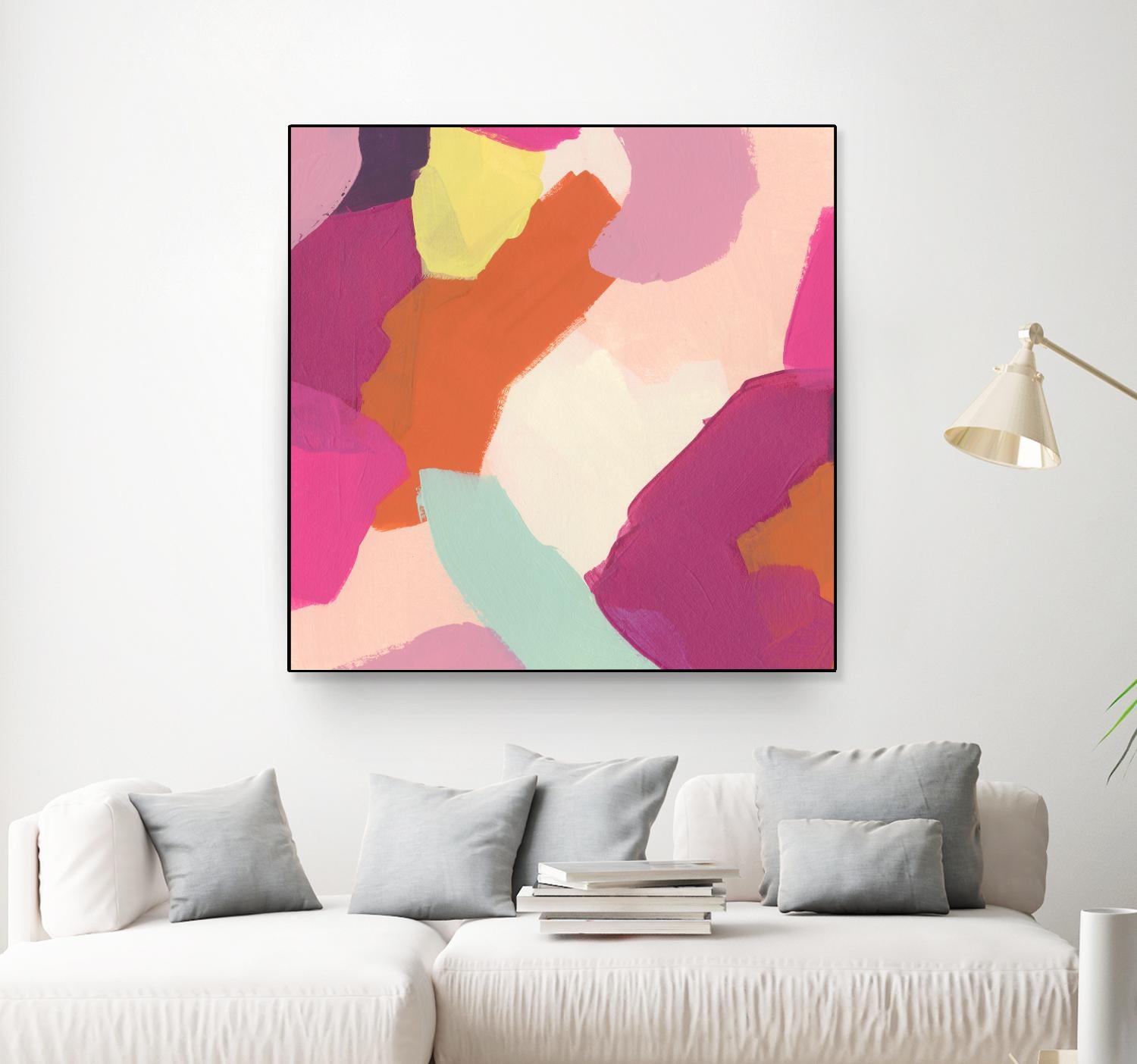 Pink Slip IV by June Erica Vess on GIANT ART - brights abstract