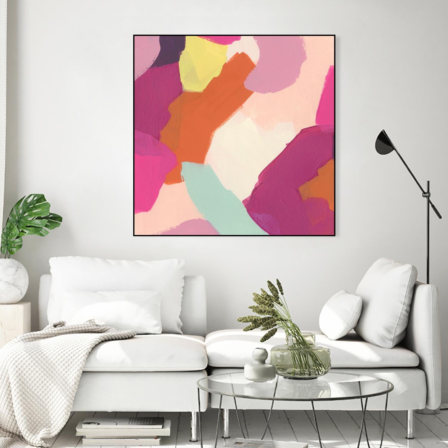 Pink Slip IV by June Erica Vess on GIANT ART - brights abstract