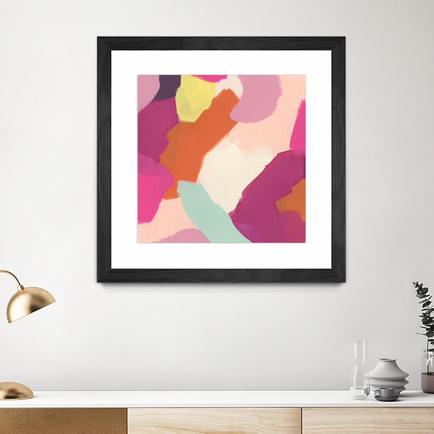 Pink Slip IV by June Erica Vess on GIANT ART - brights abstract