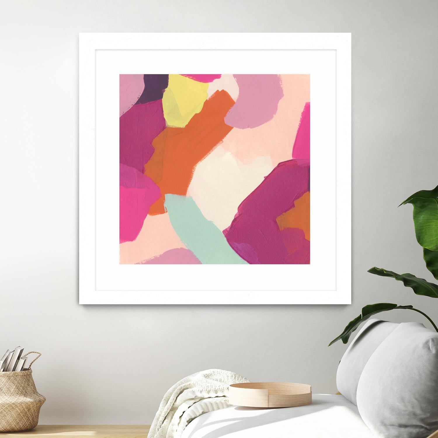 Pink Slip IV by June Erica Vess on GIANT ART - brights abstract