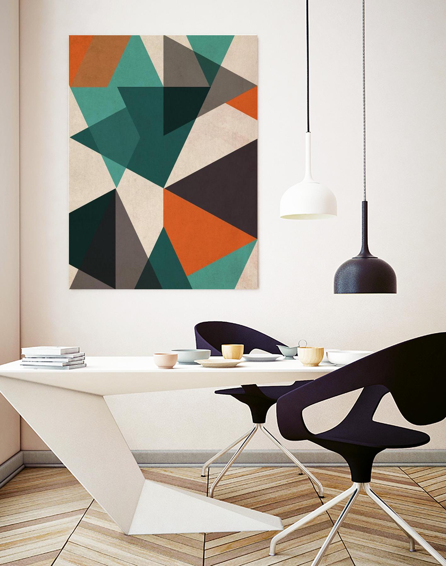 In Between II by June Erica Vess on GIANT ART - brights abstract