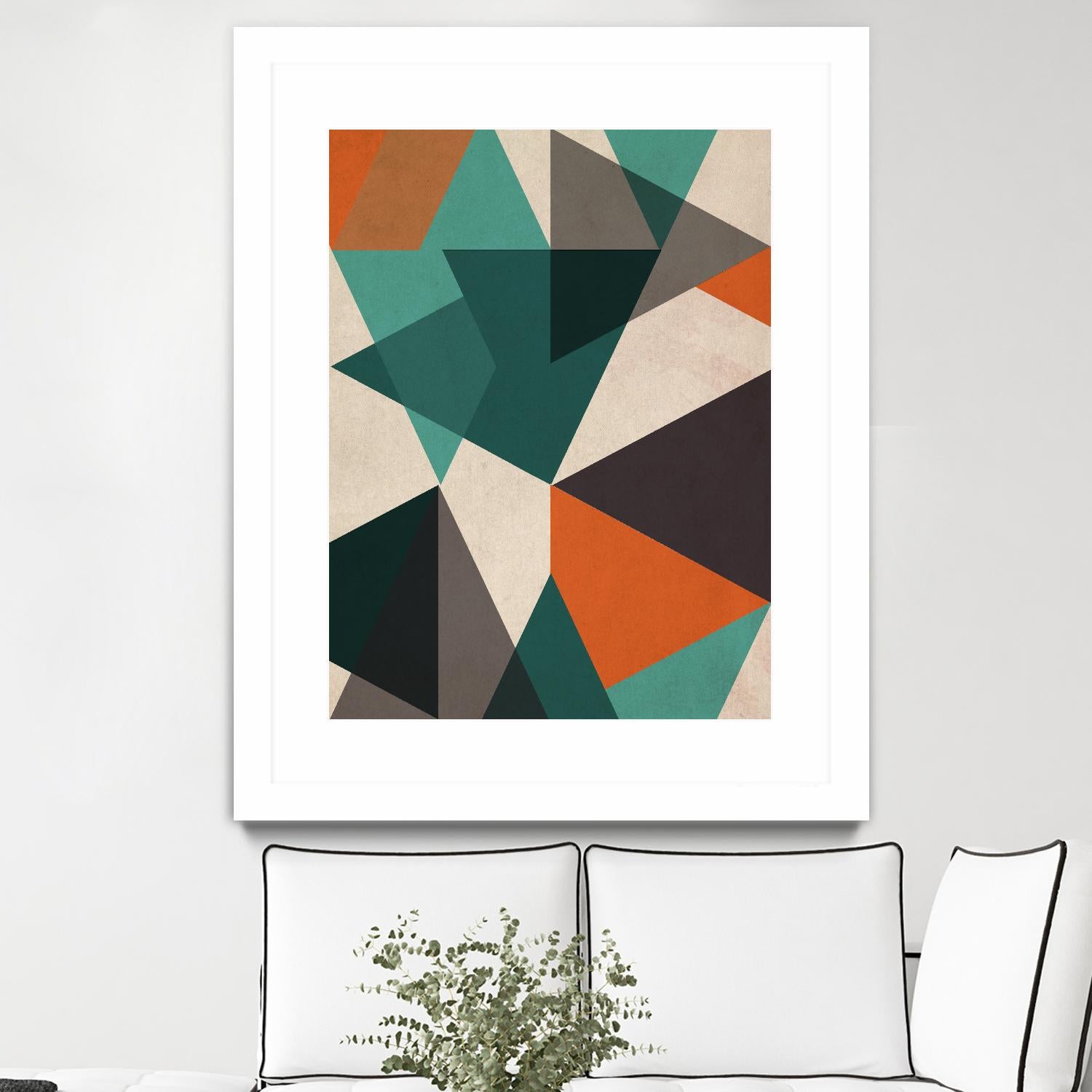 In Between II by June Erica Vess on GIANT ART - brights abstract