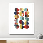 Midcentury Sunrise II by Grace Popp on GIANT ART - brights abstract