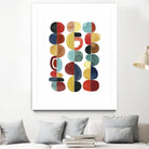 Midcentury Sunrise II by Grace Popp on GIANT ART - brights abstract