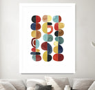 Midcentury Sunrise II by Grace Popp on GIANT ART - brights abstract