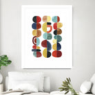 Midcentury Sunrise II by Grace Popp on GIANT ART - brights abstract