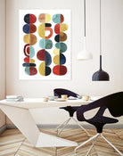 Midcentury Sunrise II by Grace Popp on GIANT ART - brights abstract