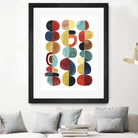 Midcentury Sunrise II by Grace Popp on GIANT ART - brights abstract