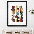 Midcentury Sunrise II by Grace Popp on GIANT ART - brights abstract