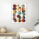 Midcentury Sunrise II by Grace Popp on GIANT ART - brights abstract