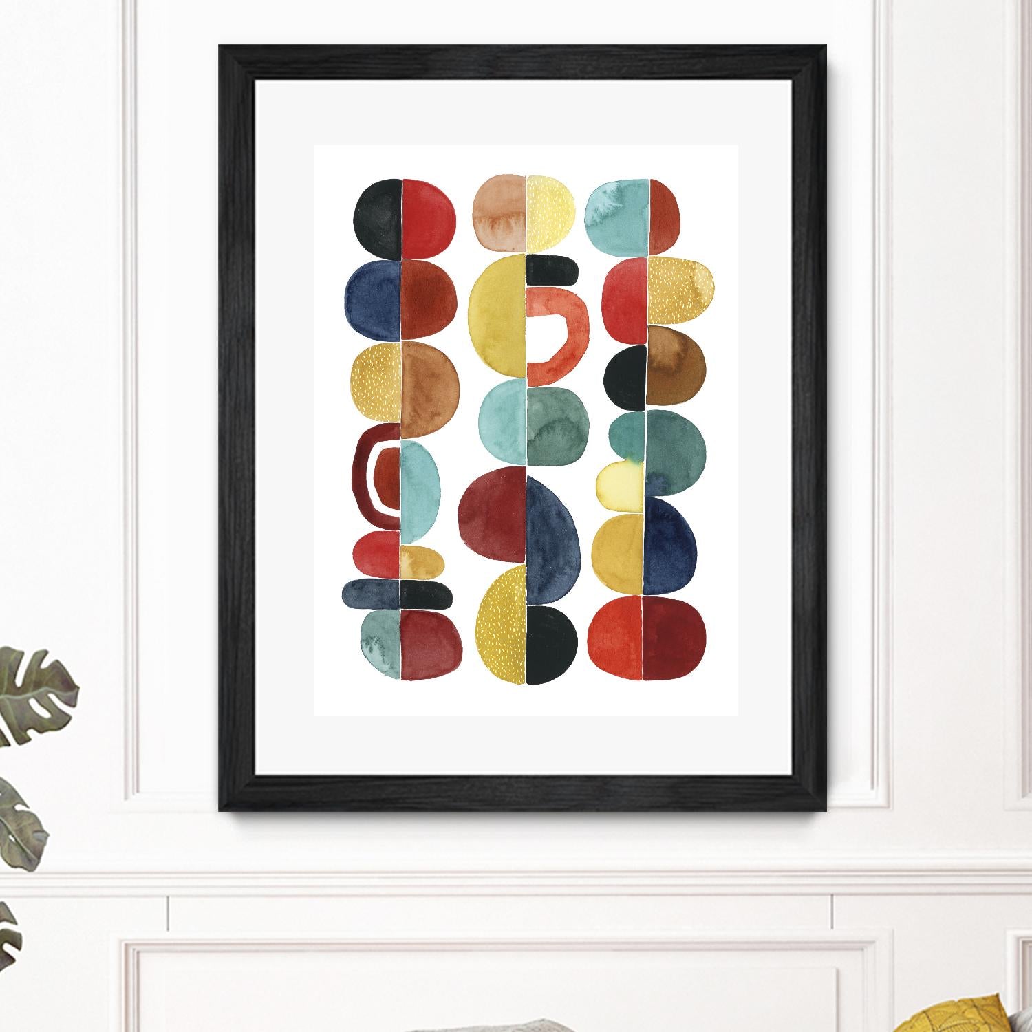 Midcentury Sunrise II by Grace Popp on GIANT ART - brights abstract