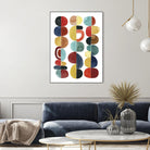 Midcentury Sunrise II by Grace Popp on GIANT ART - brights abstract
