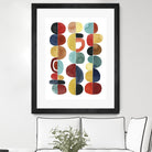 Midcentury Sunrise II by Grace Popp on GIANT ART - brights abstract
